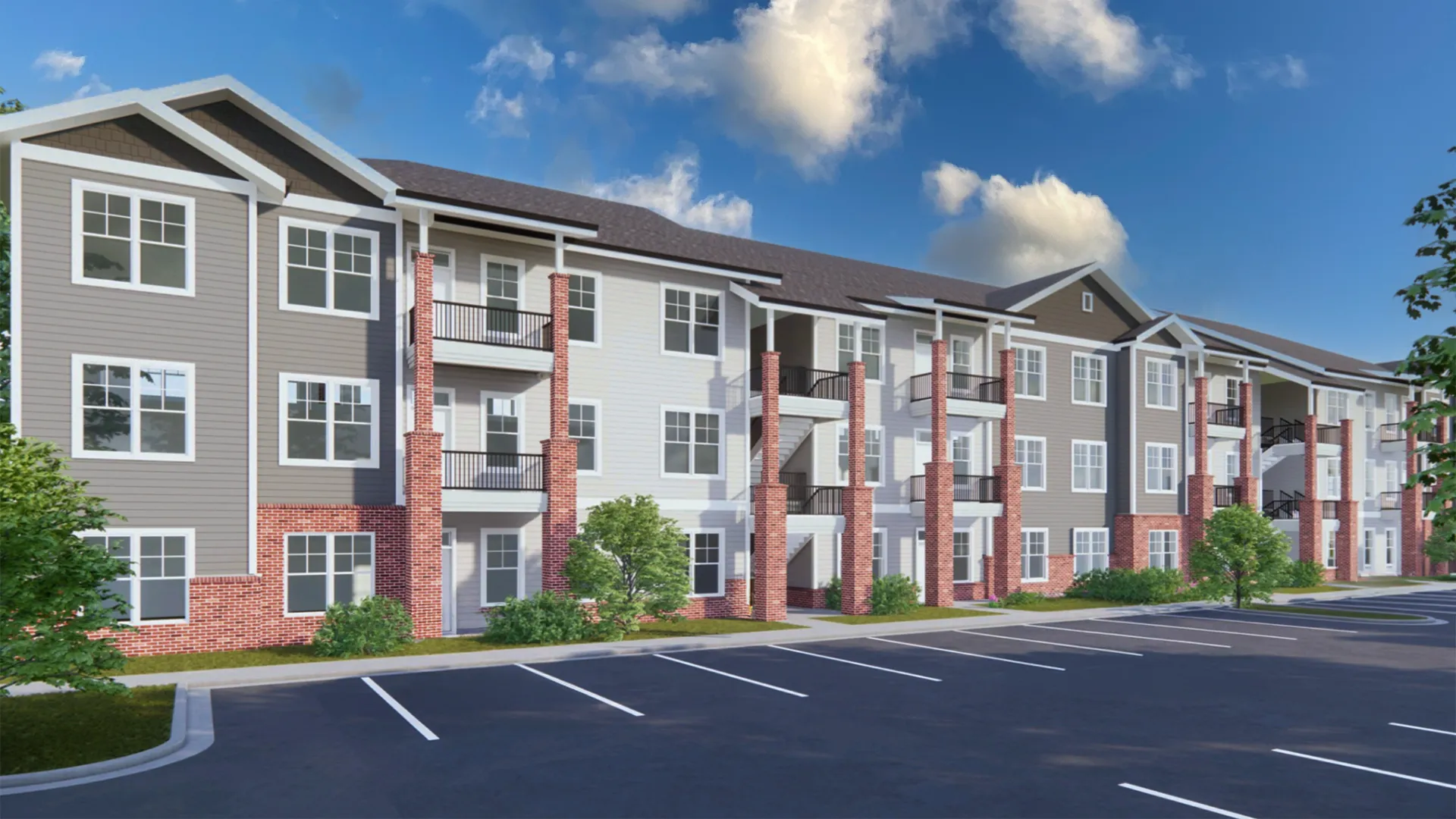 Jackson Landing Residences — building render